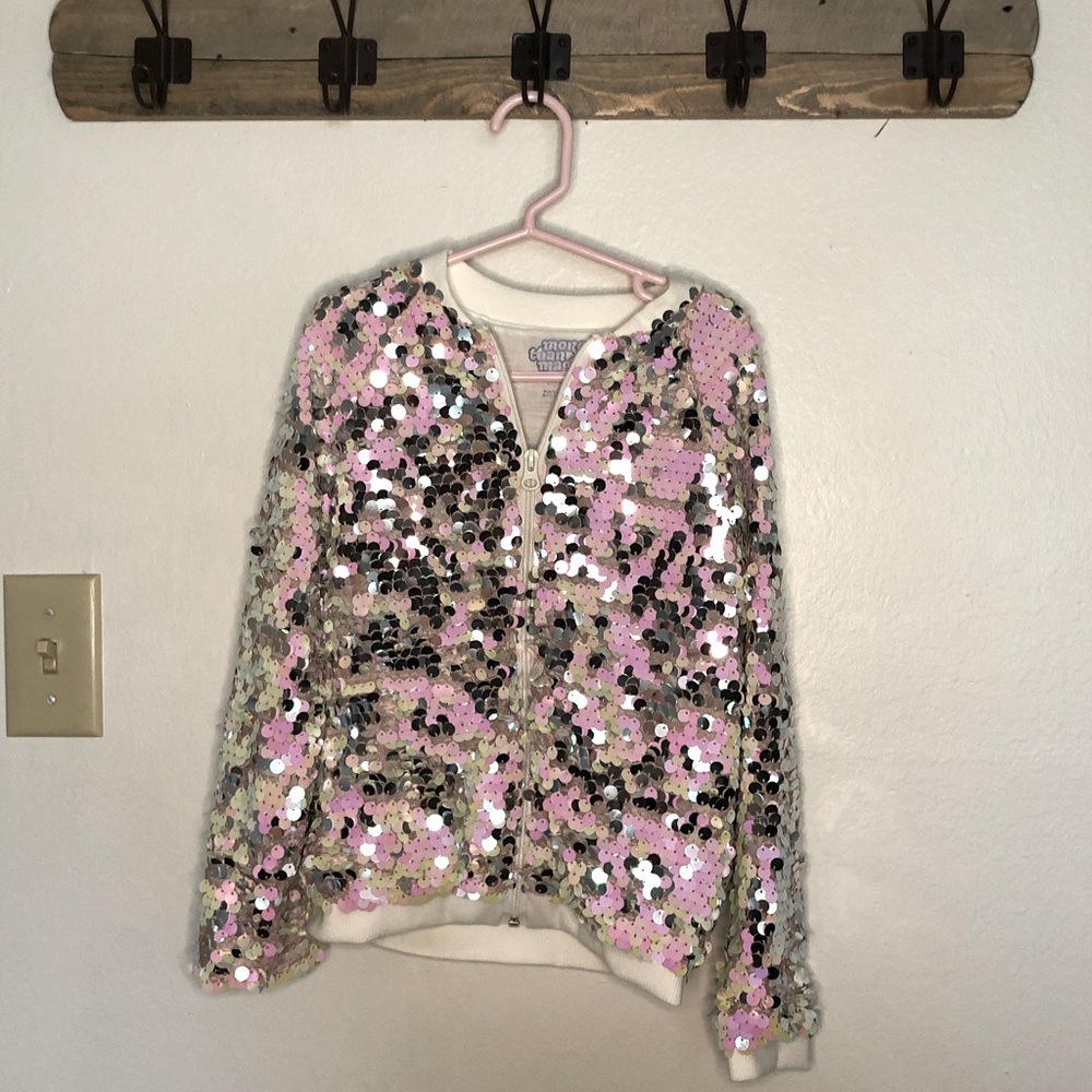 6/6x More Than Magic flip sequin jacket